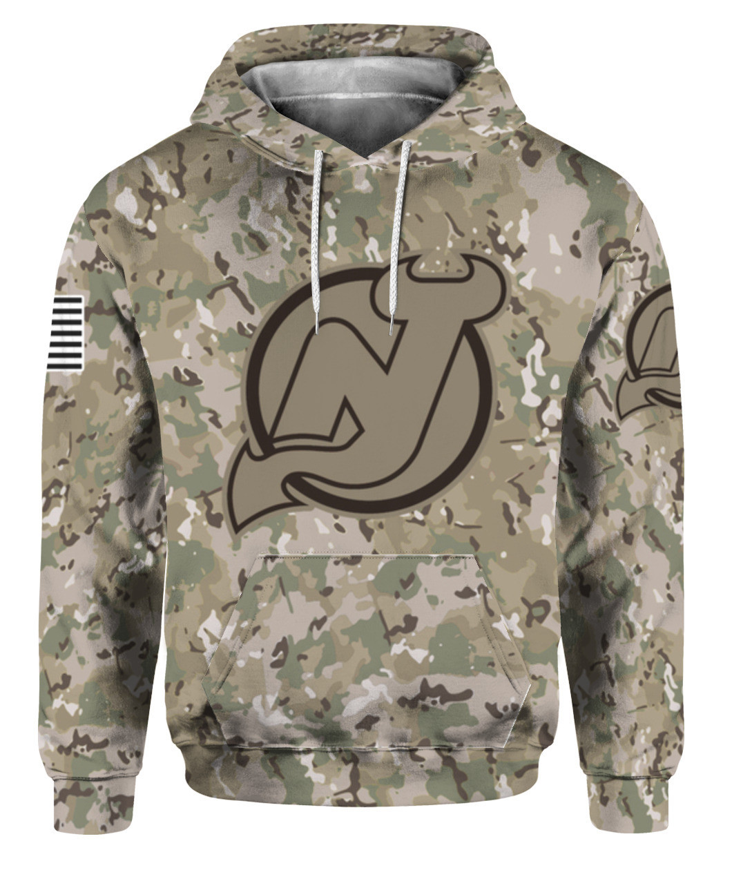 NHL New Jersey Devils Camouflage 3D Hoodie Gift For Fans