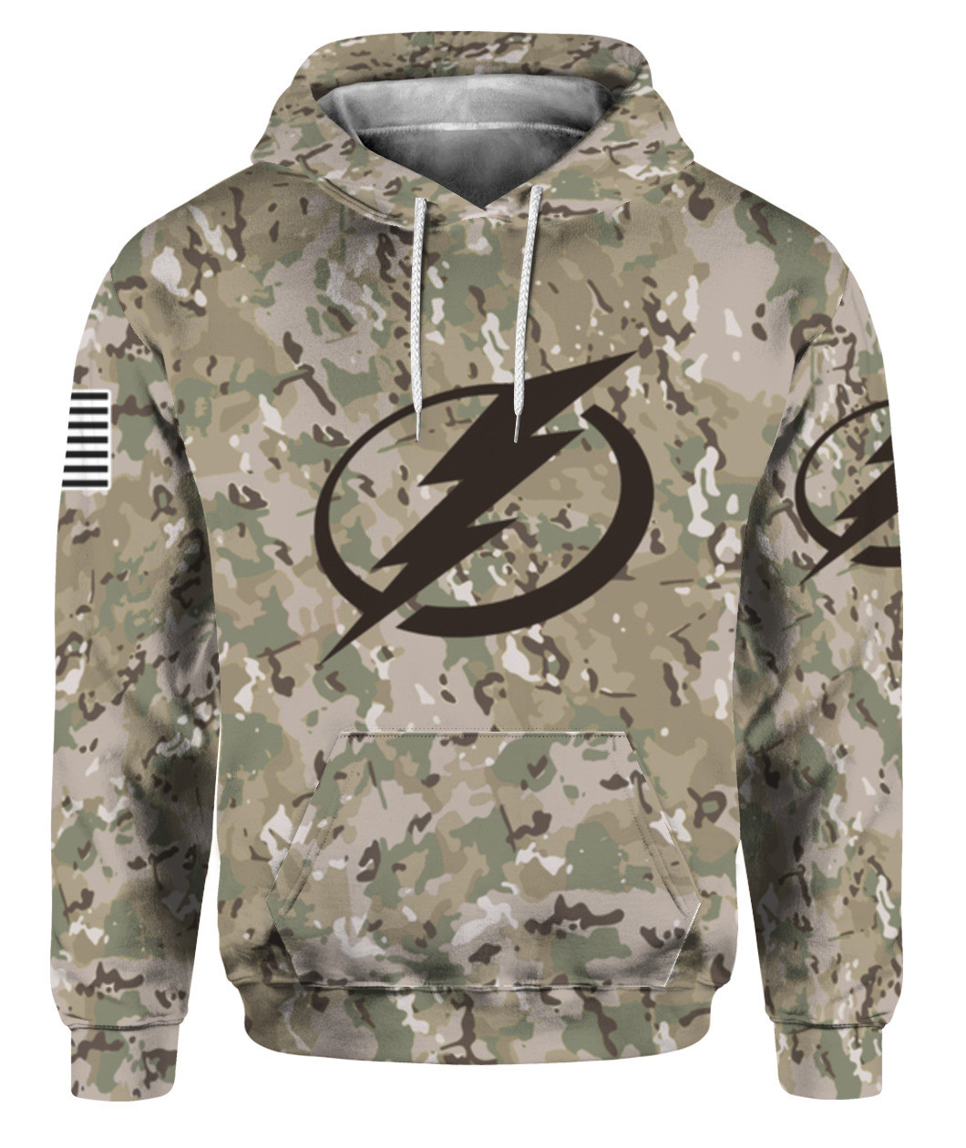 NHL Tampa Bay Lightning Camouflage 3D Hoodie Gift For Fans