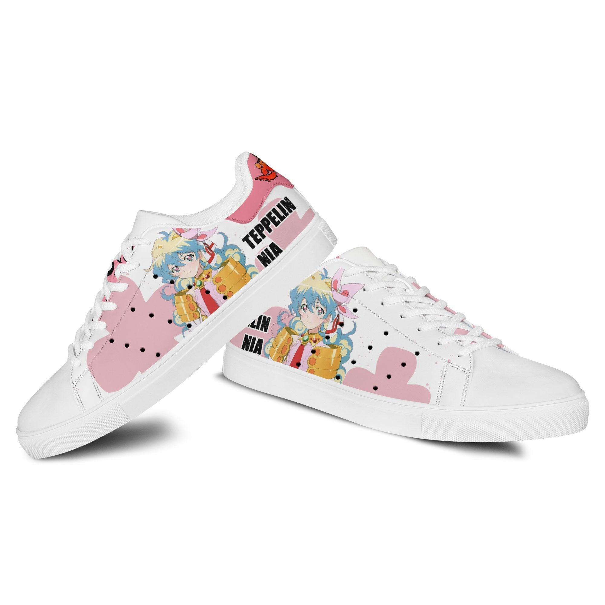 Nia Teppelin Skate Sneakers Custom Gurren Lagann Anime Shoes