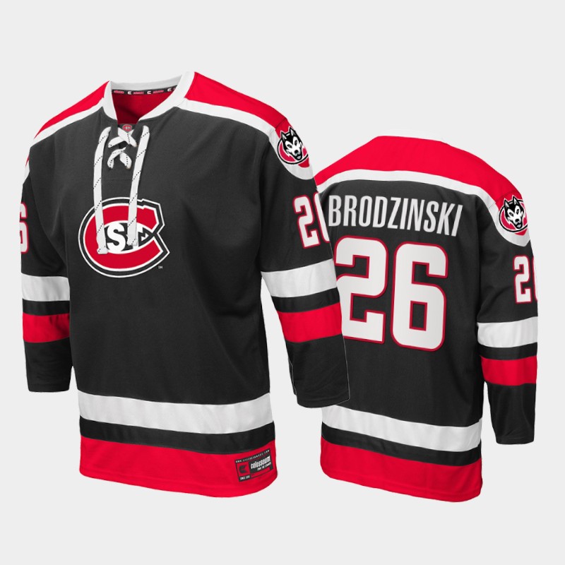 Nic Dowd #26 St. Cloud State Huskies College Black Jersey