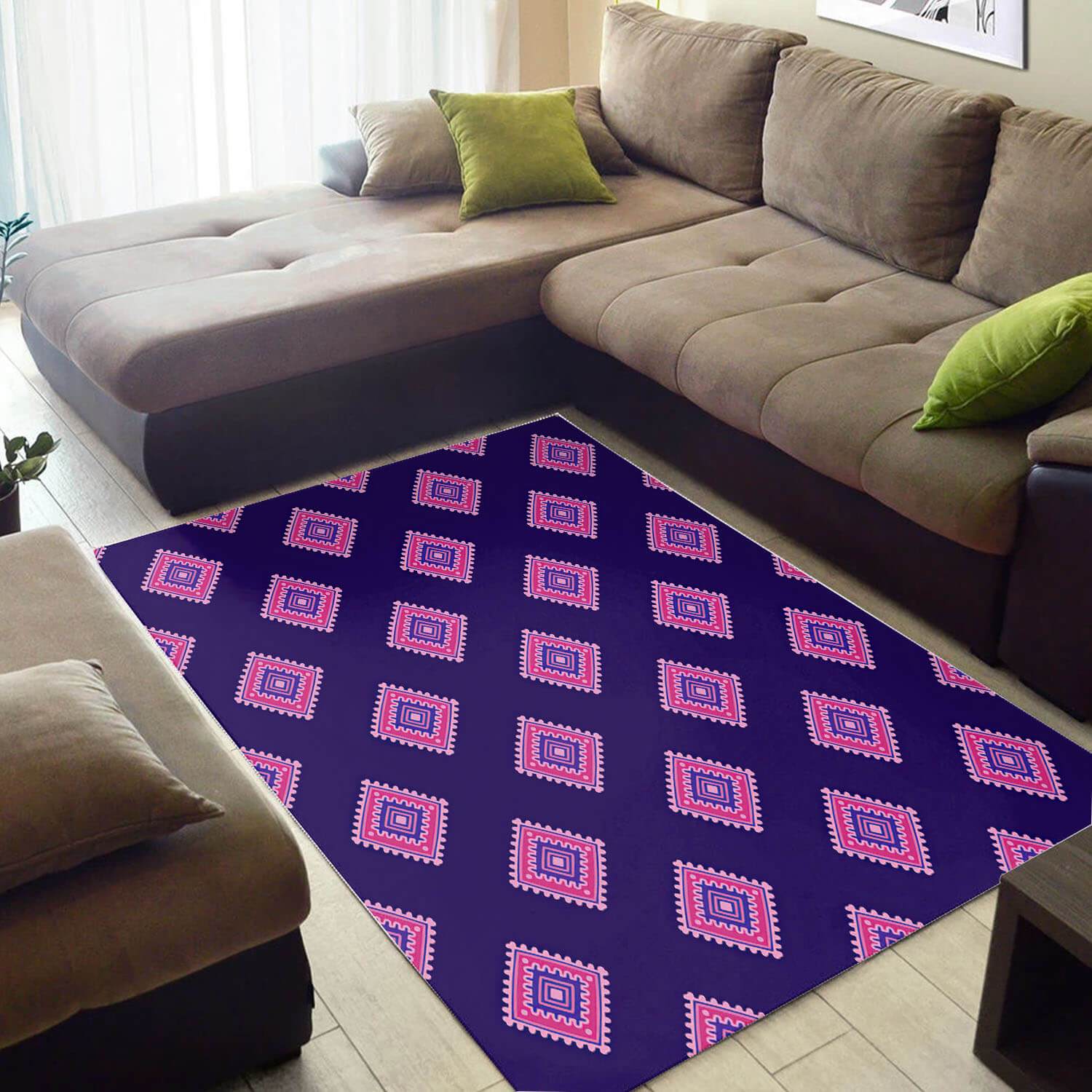 Nice African Afrocentric Art Large Carpet Room Rectangle Rug
