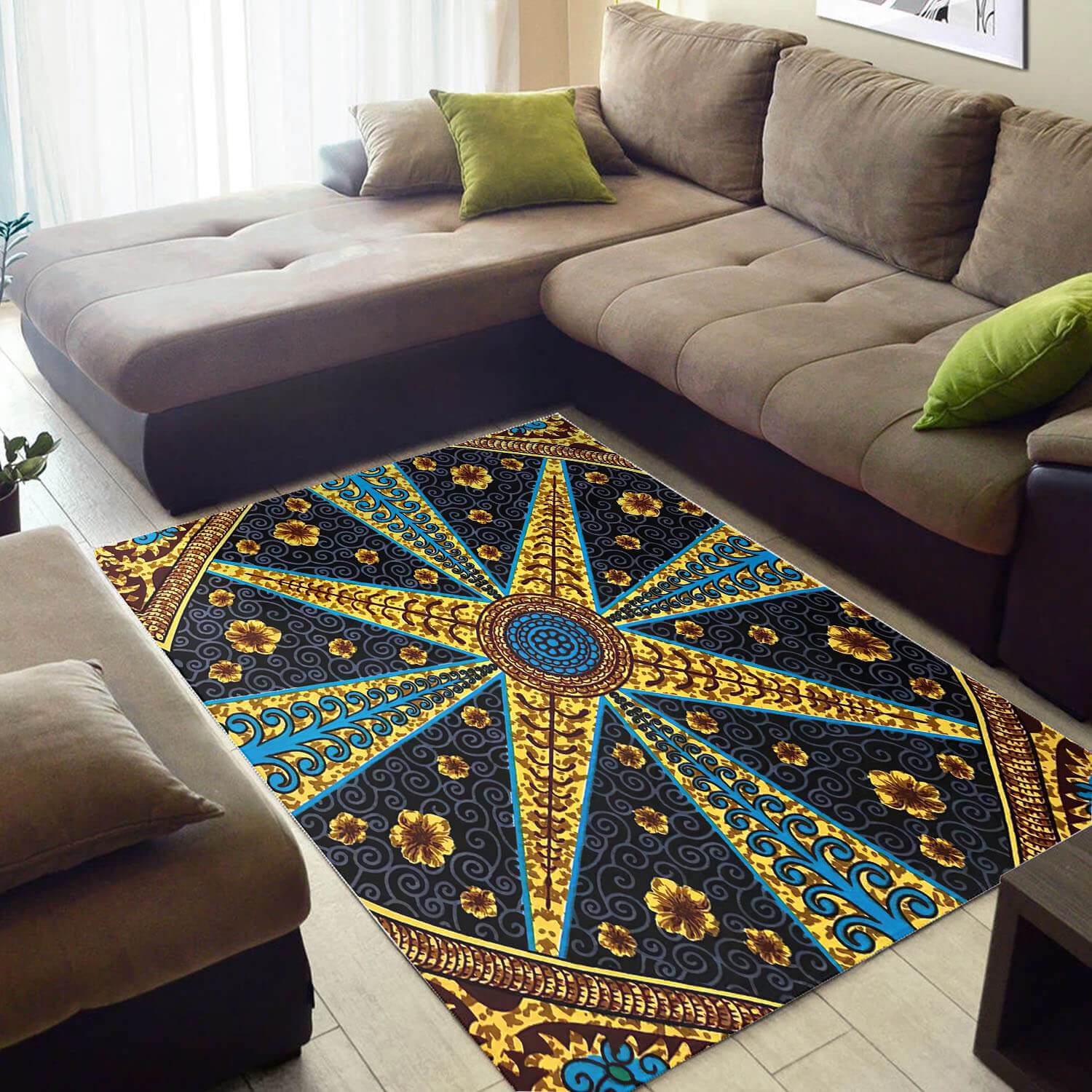 Nice African American Attractive Black History Month Ethnic Seamless Pattern Carpet Living Room Rectangle Rug
