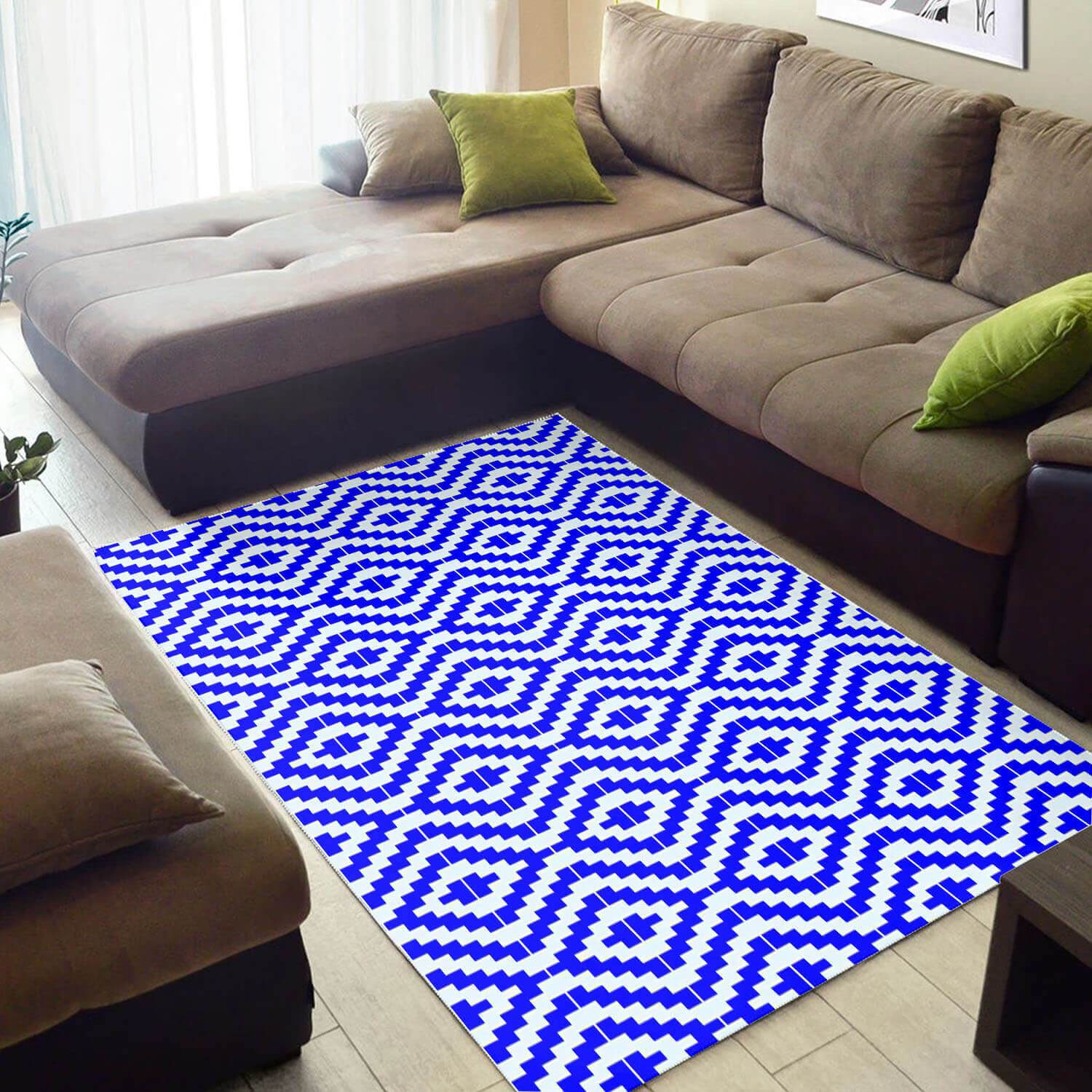 Nice African Attractive Natural Hair Ethnic Seamless Pattern Large Inspired Home Rectangle Rug