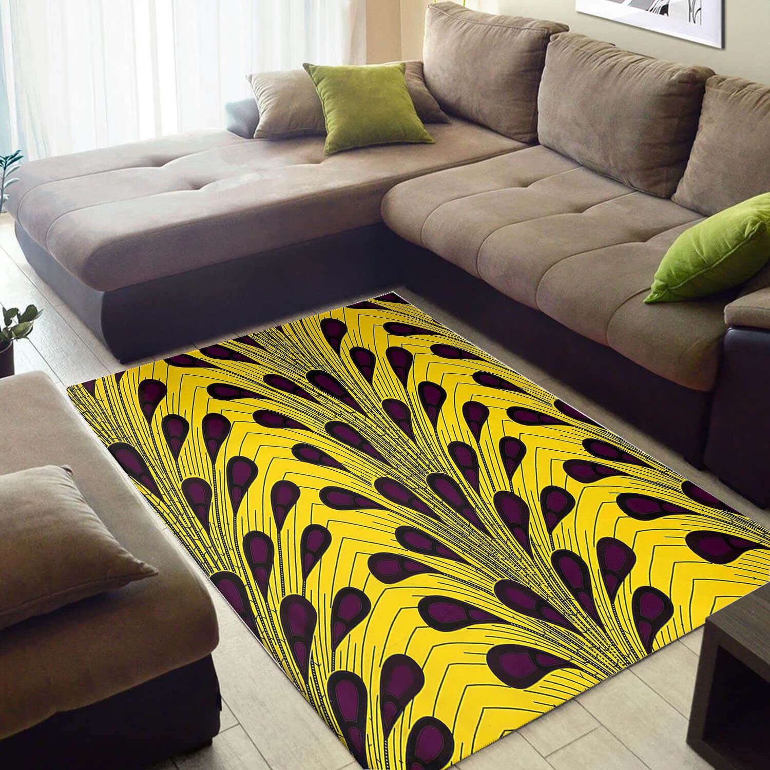 Nice African Cool Afro American Afrocentric Art Themed Room Rectangle Rug