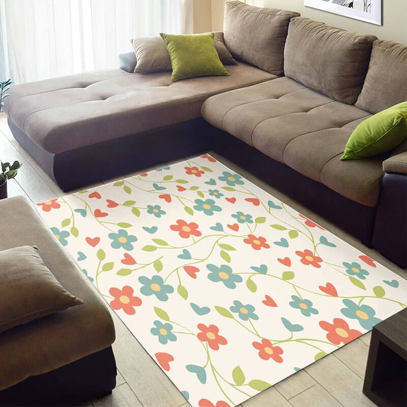 Nice African Pretty Afrocentric Black Girl Style Floor Inspired Home Rectangle Rug