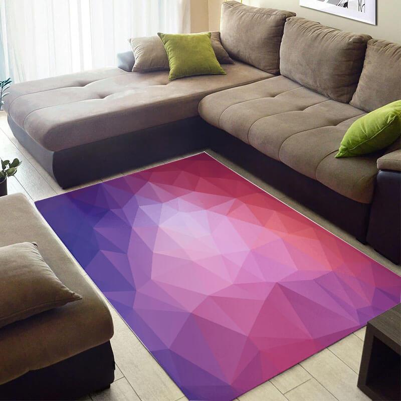 Nice African Pretty Style Colorful Shape Art Themed Carpet Home Rectangle Rug