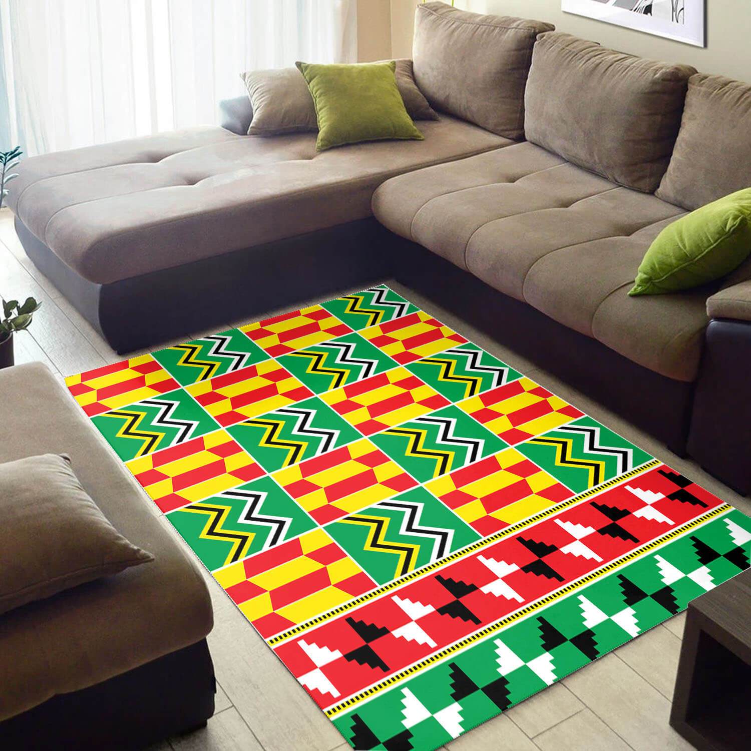 Nice African Style Abstract Natural Hair Afrocentric Pattern Art Large Living Room Rectangle Rug