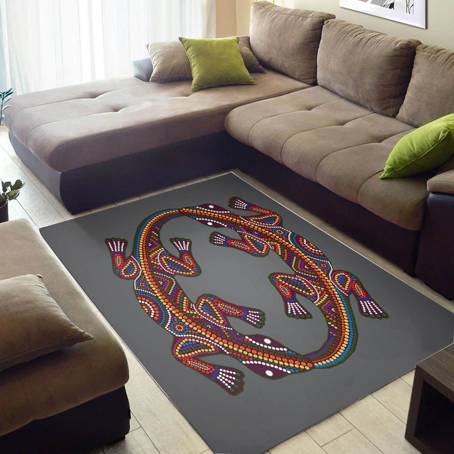 Nice African Style Modern Seamless Pattern Large Living Room Rectangle Rug
