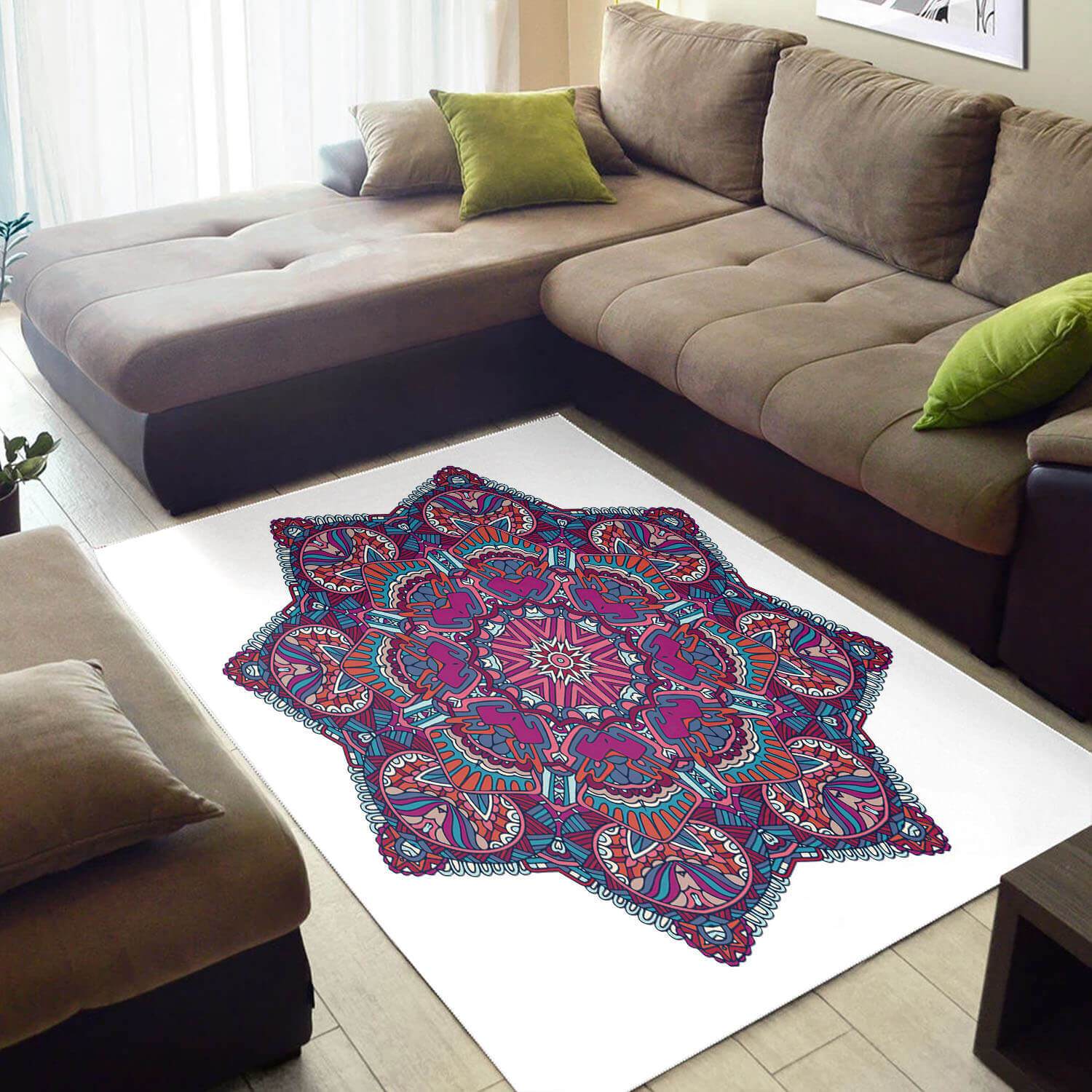 Nice African Style Retro Natural Hair Seamless Pattern Design Floor Carpet Inspired Home Rectangle Rug