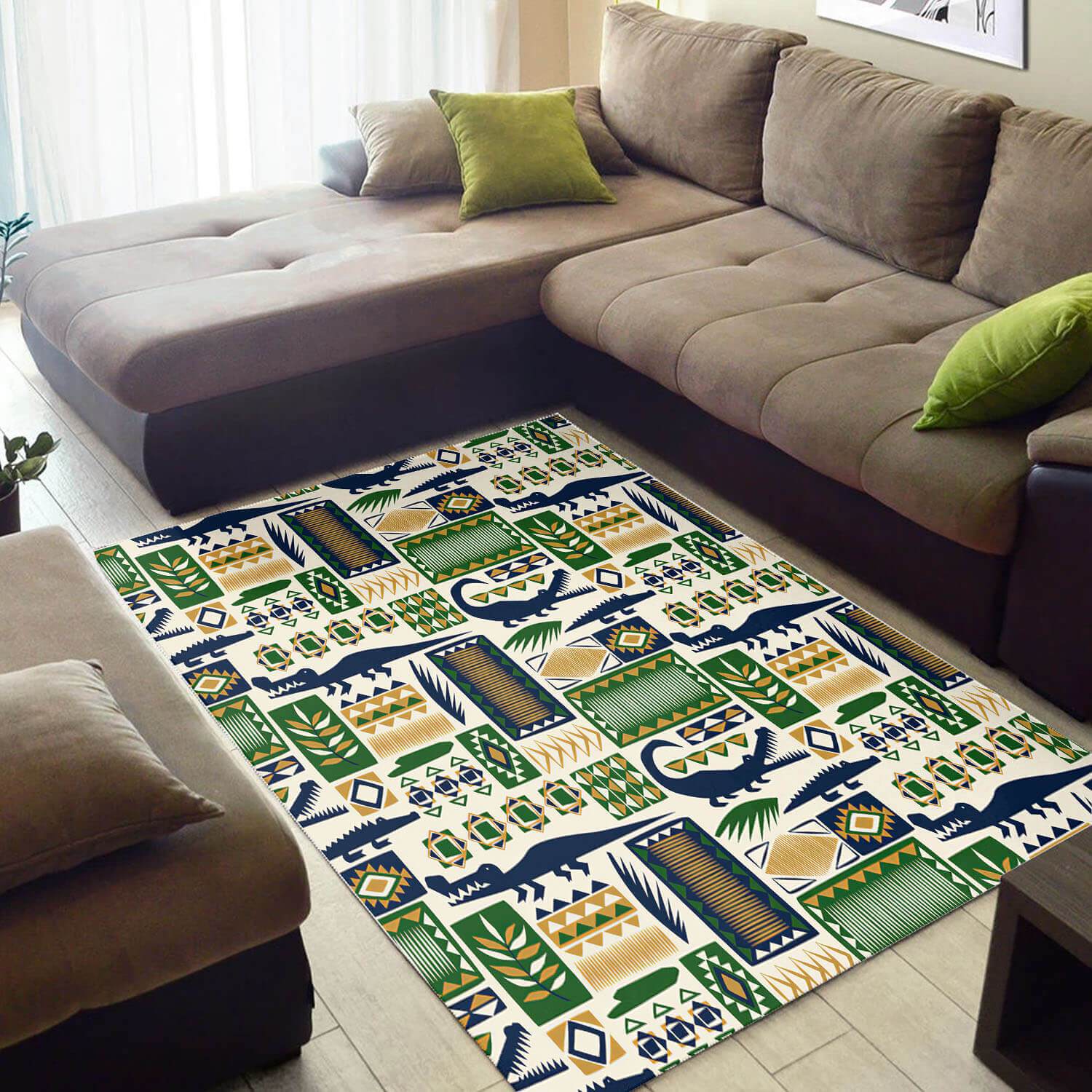 Nice African Unique Afrocentric Art Large Carpet Inspired Living Room Rectangle Rug