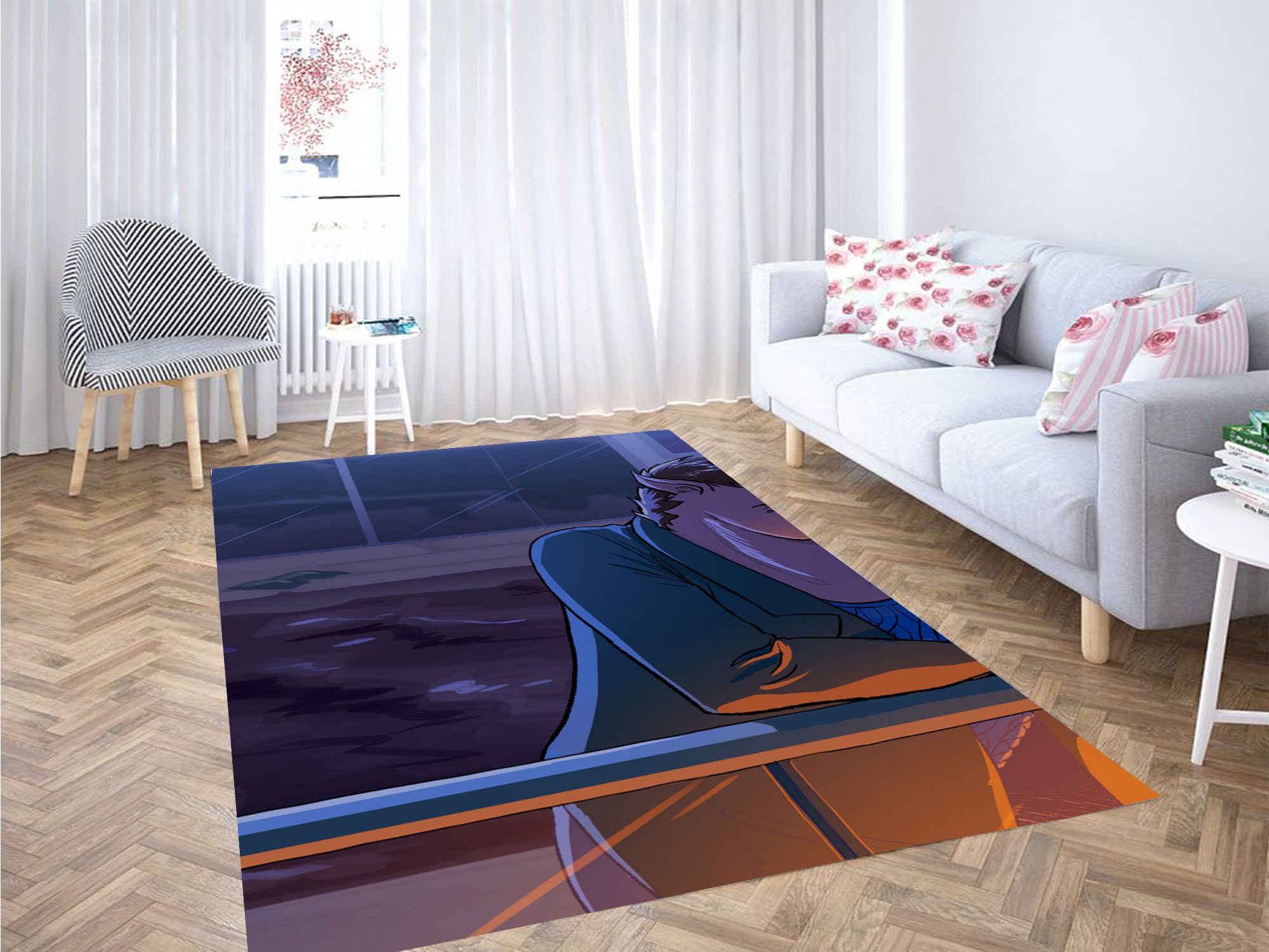 Nice Tone Bojack Horseman Carpet Rectangle Rug