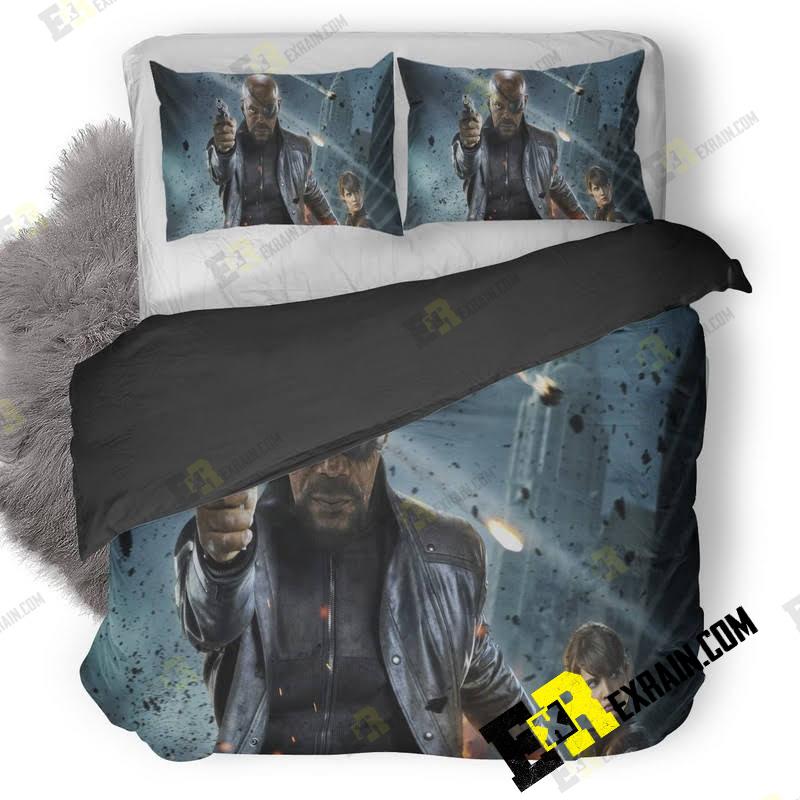 Nick Fury And Maria Hill 3T 3D Customized Duvet Cover Bedding Set