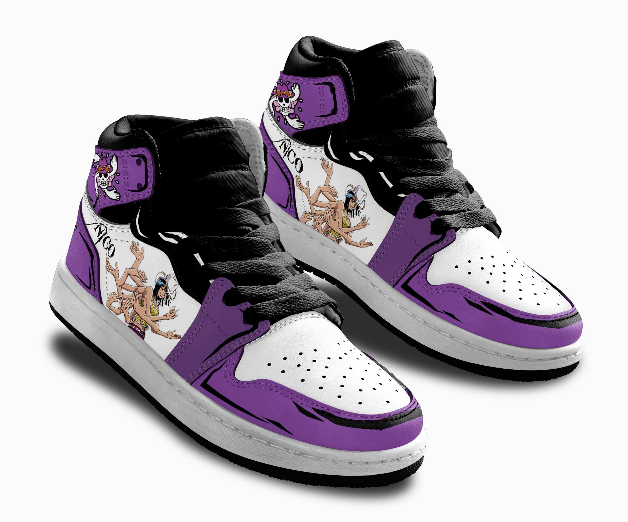 Nico Robin Kids Sneakers Custom Anime One Piece Shoes For Kids