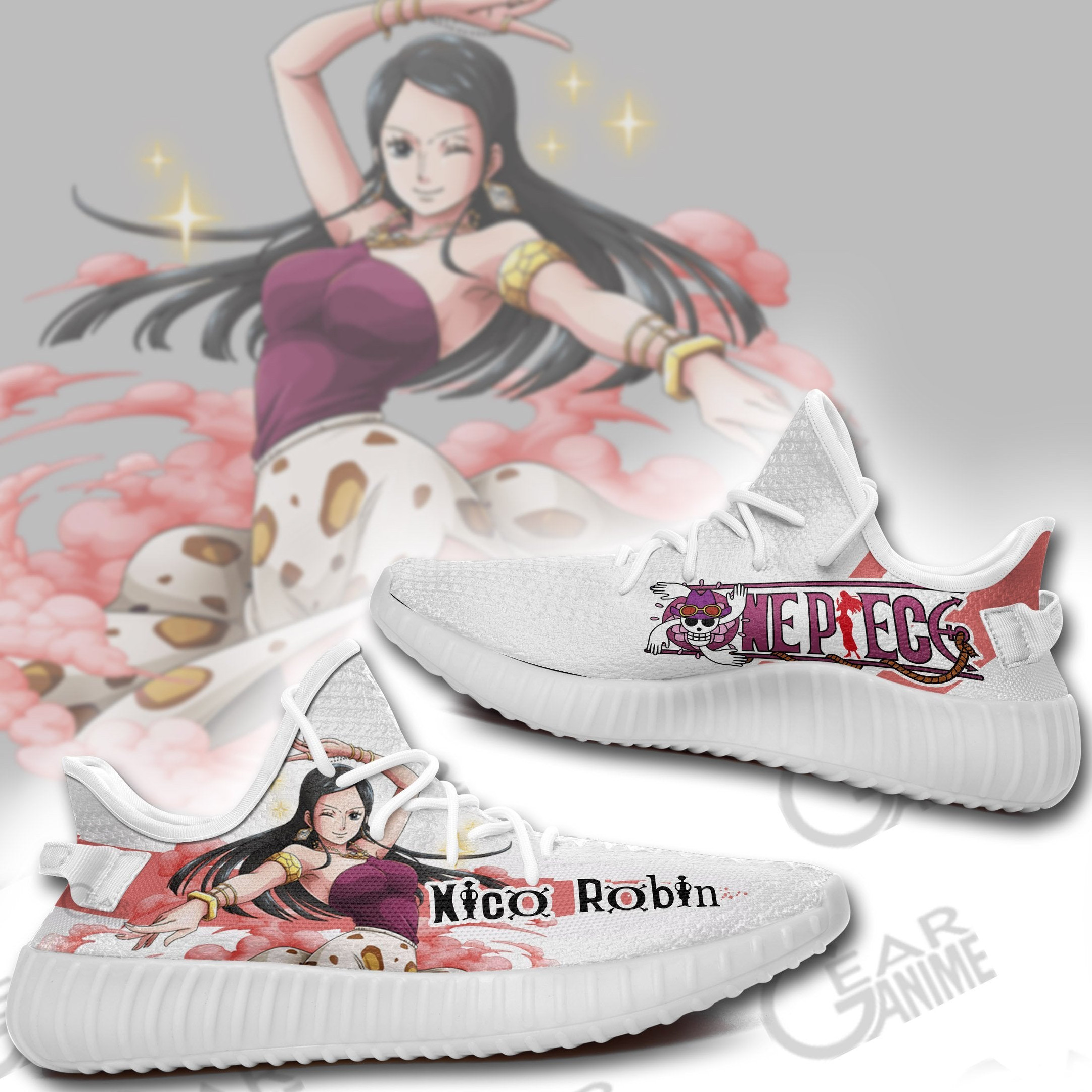 Nico Robin Shoes One Piece Custom Anime Sneakers TT10