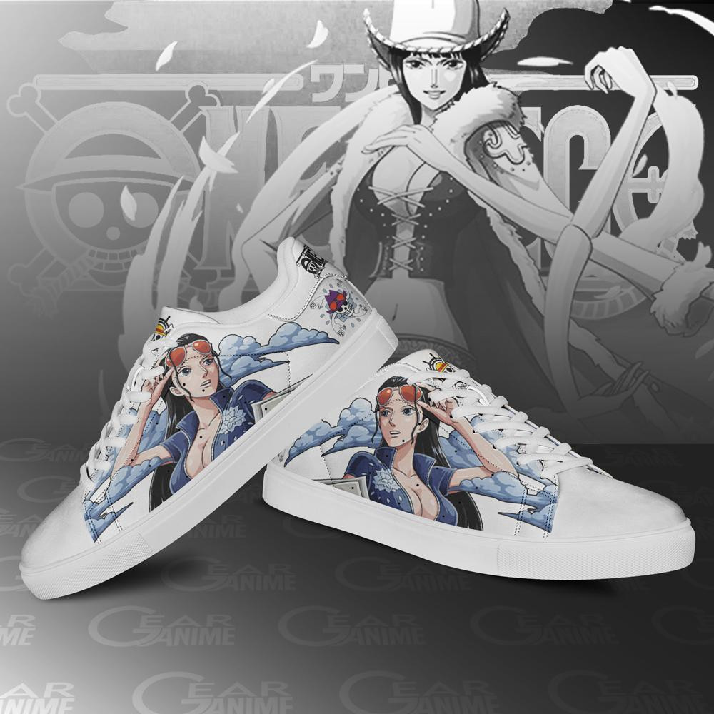 Nico Robin Skate Shoes One Piece Custom Anime Shoes