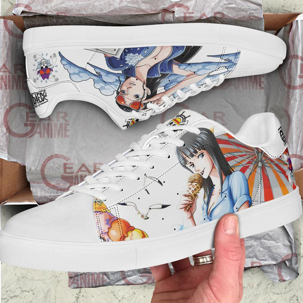 Nico Robin Skate Shoes One Piece Custom Anime Shoes
