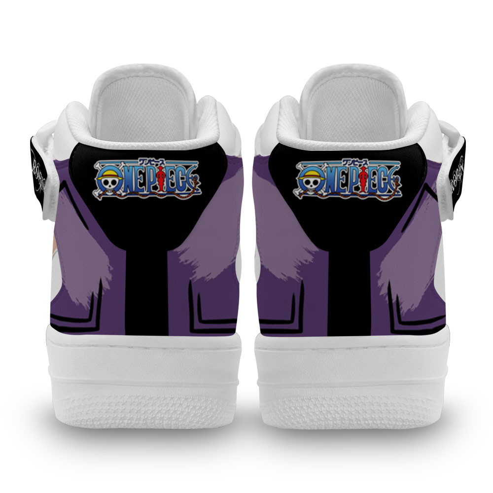 Nico Robin Sneakers Air Mid One Piece Custom Anime Shoes