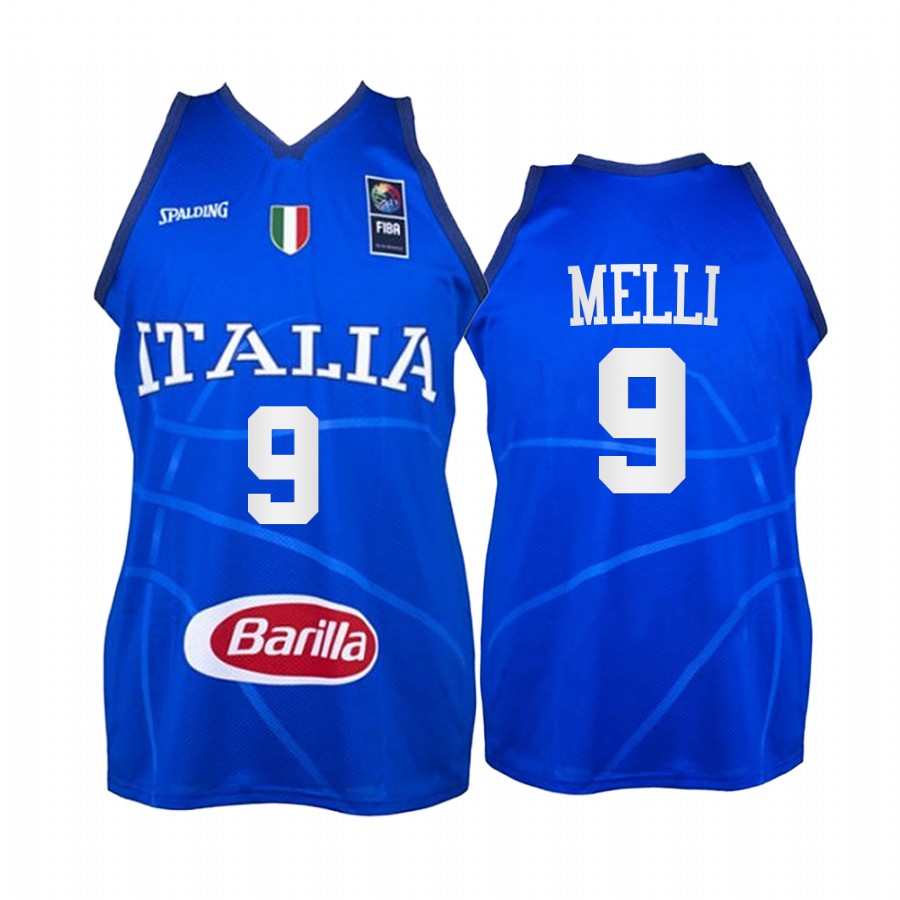 Nicolò Melli Italy #9 Blue 2021 Tokyo Olymipcs Limited Jersey
