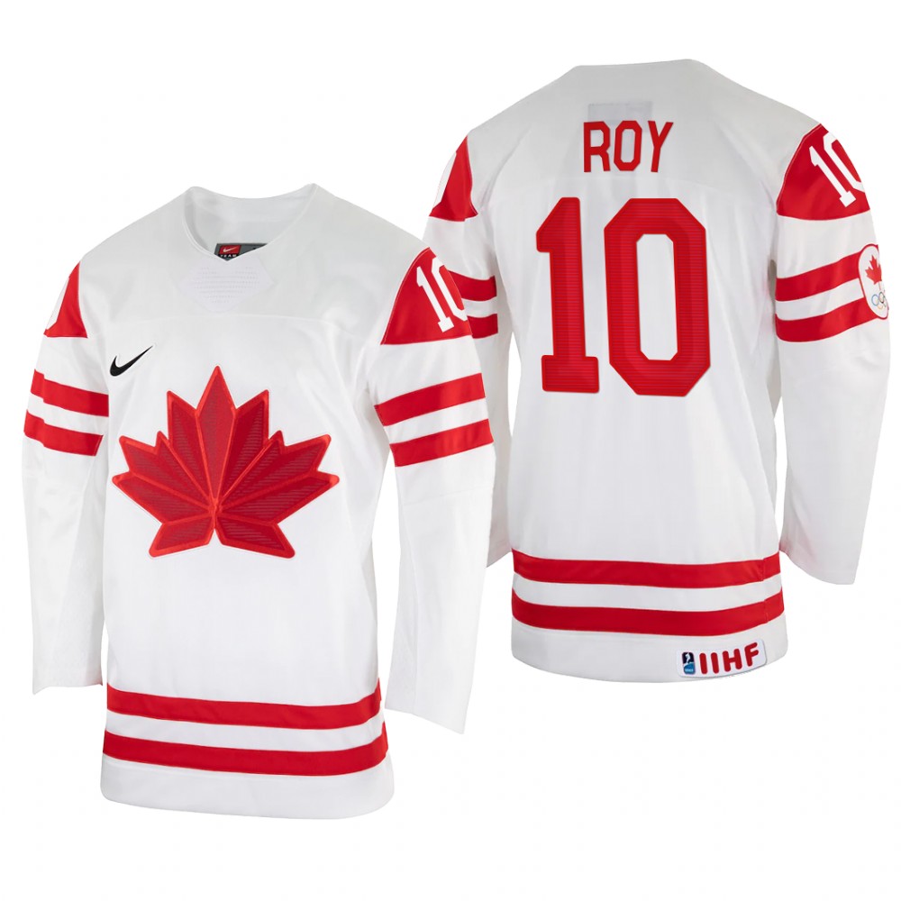 Nicolas Roy Canada White Home Jersey 2022 IIHF World Championship