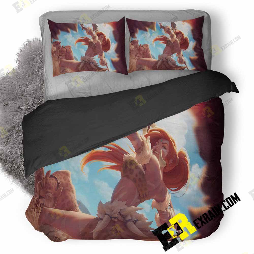 Nidalee League Of Legends Cw 3D Customized Duvet Cover Bedding Set