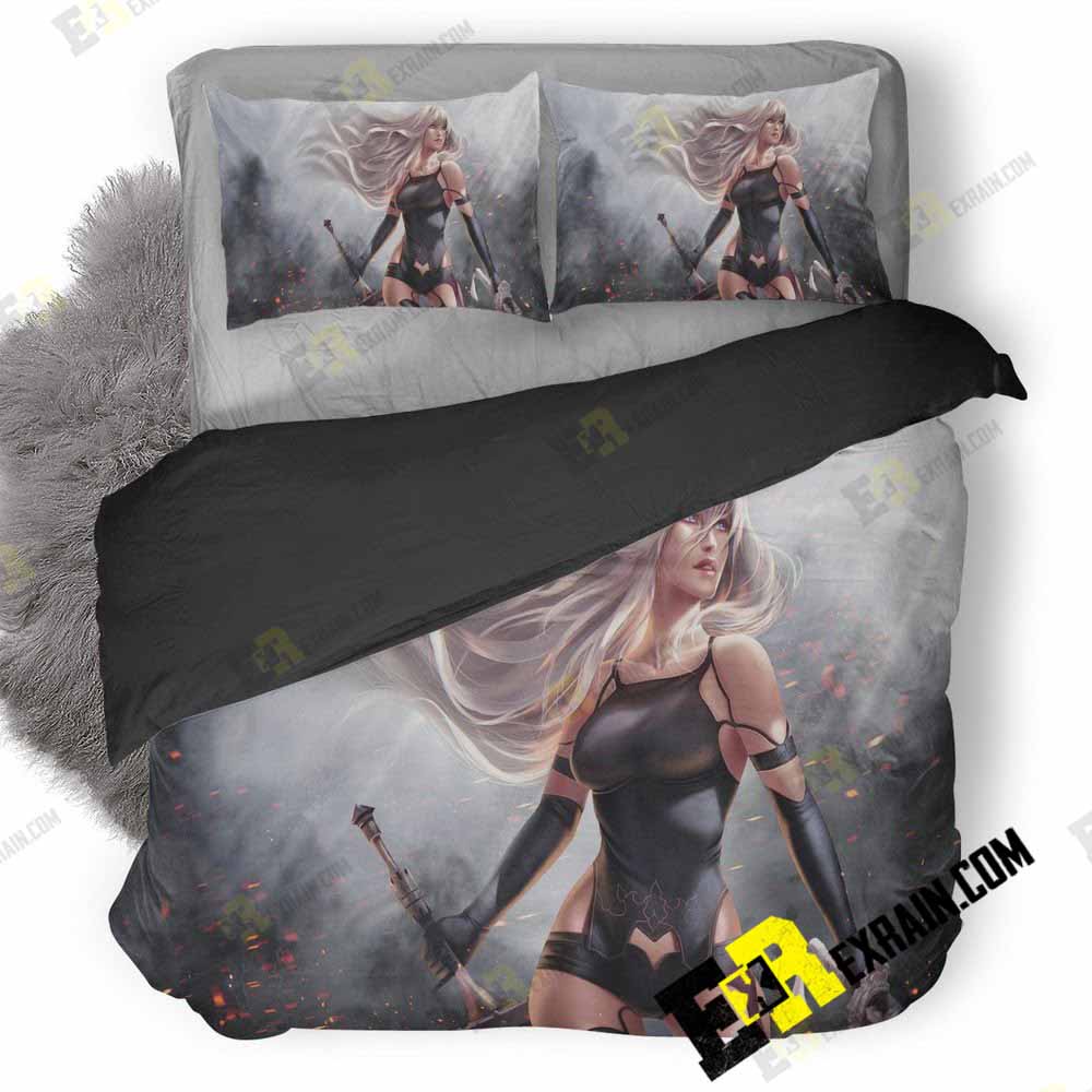 Nier A2 W5 3D Customized Duvet Cover Bedding Set