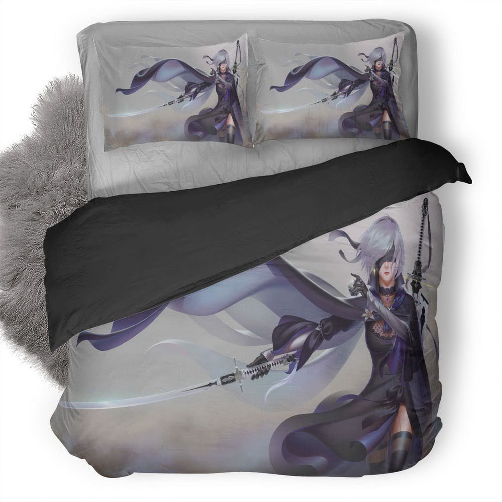Nier Automata 3D Customized Duvet Cover Bedding Set