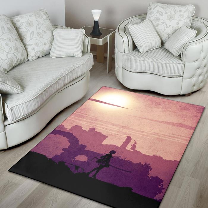 Nier Automata of Zelda Rectangle Rug – Custom Size And Printing