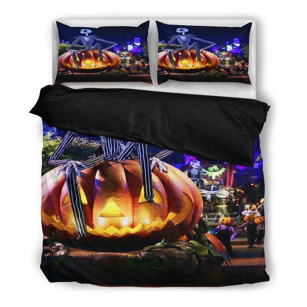 Night Lover Jack Skellington Design Duvet Cover Bedding Set