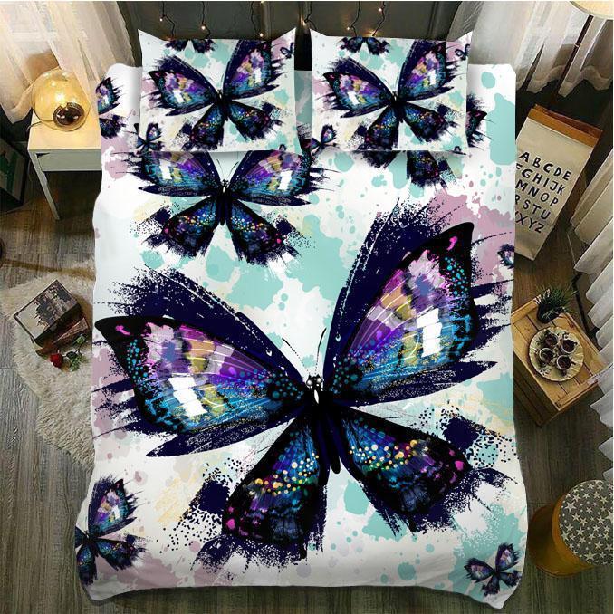 Nightky Butterfly3D Customized Duvet Cover Bedding Set