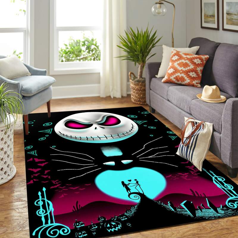 Nightmare Before Christmas Jack Carpet Rectangle Rug