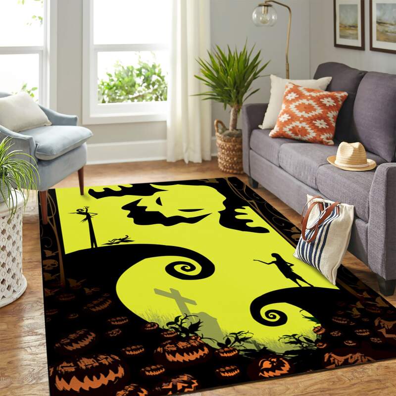 Nightmare Before Christmas This Is Halloween Carpet Rectangle Rug