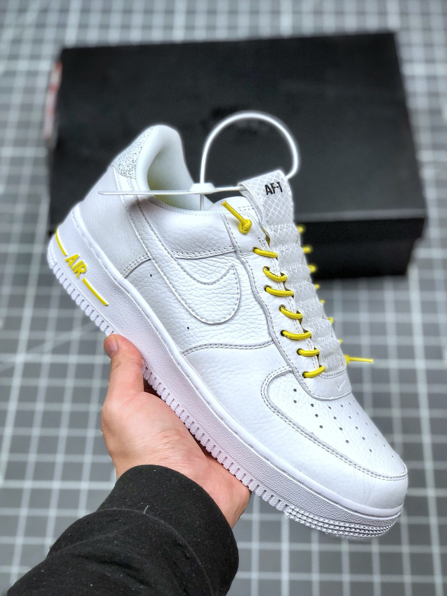 Nike Air Force 1 ’07 Lux White/Chrome Yellow 2020 For Sale