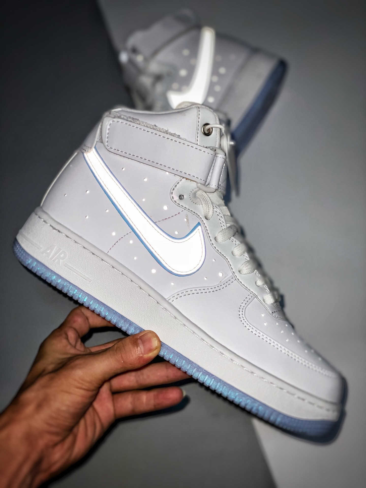 Nike Air Force 1 High ‘Dare To Fly’ White/Metallic Silver For Sale