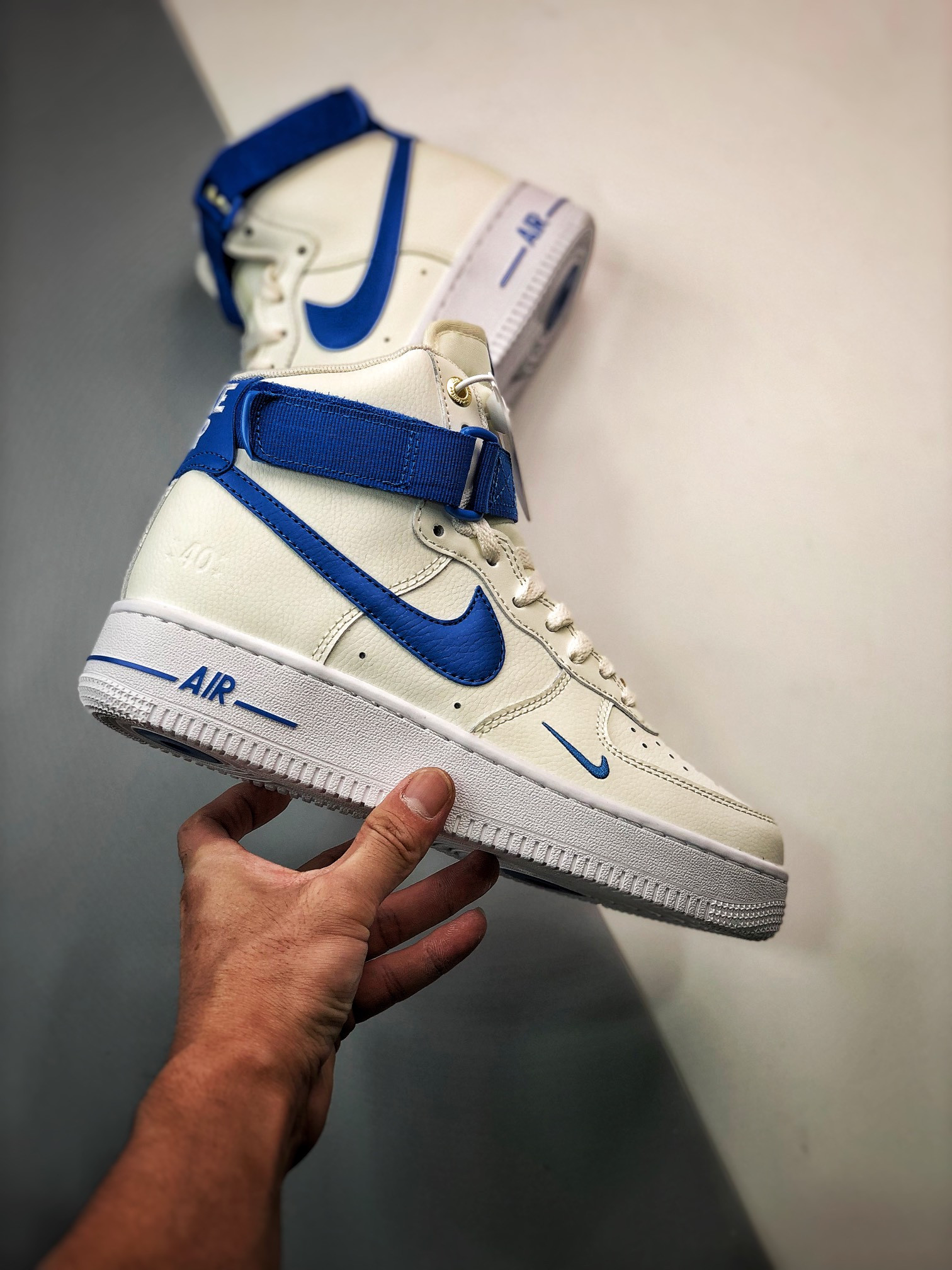 Nike Air Force 1 High 40th Anniversary White Blue For Sale