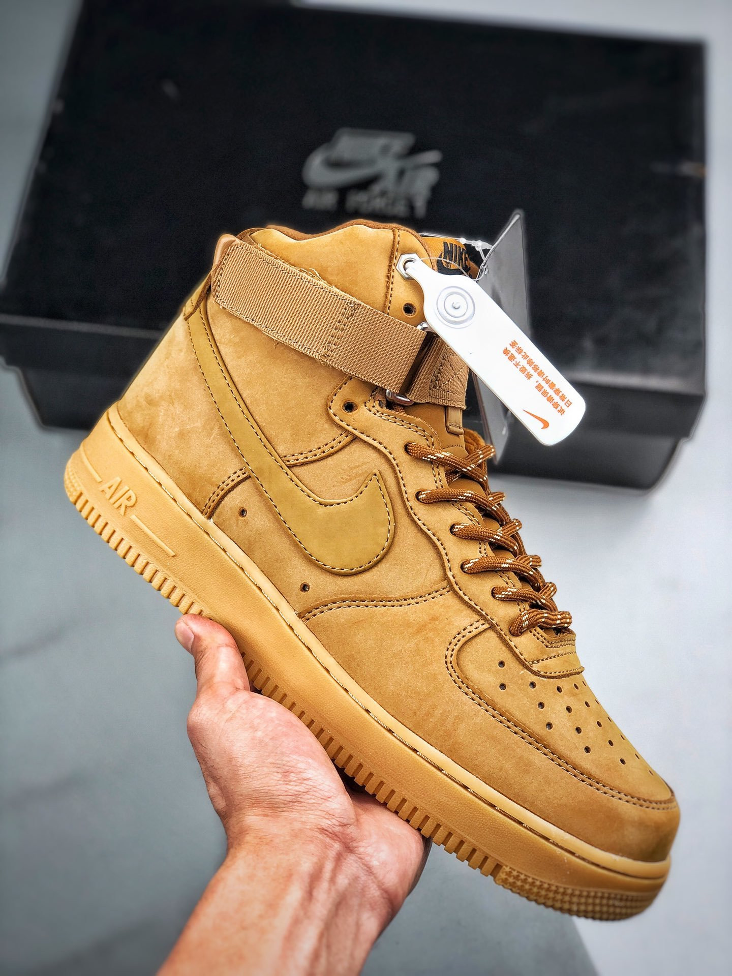 Nike Air Force 1 High Flax/Wheat-Gum Light For Sale