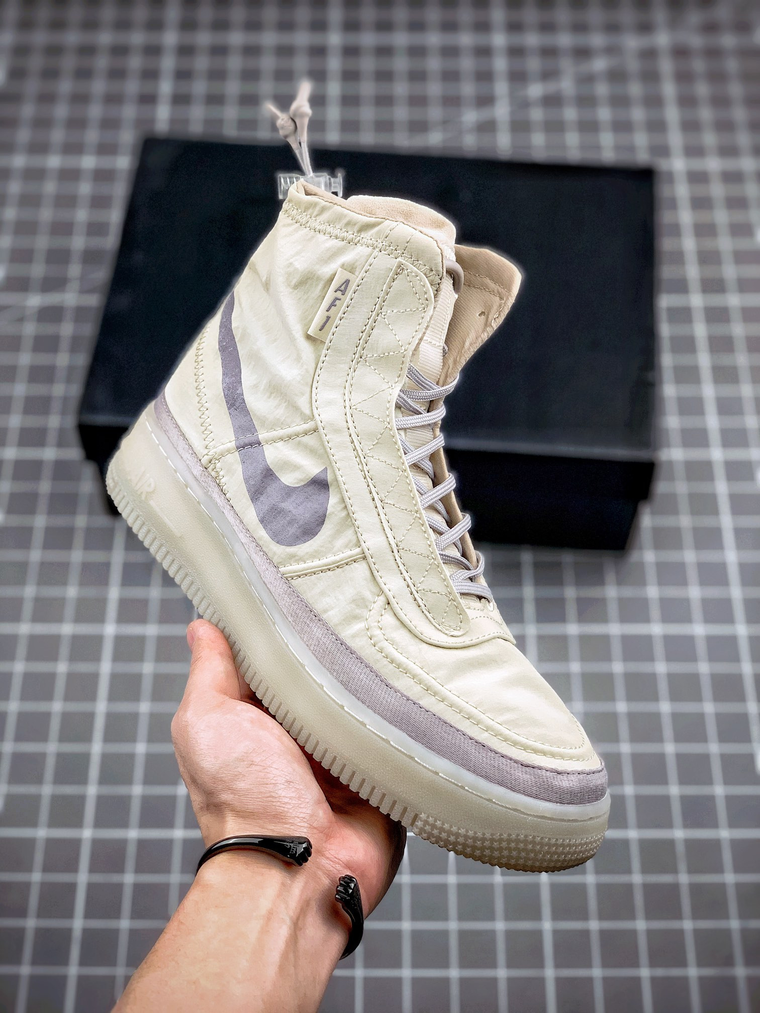 Nike Air Force 1 High Shell Tan/Grey For Sale