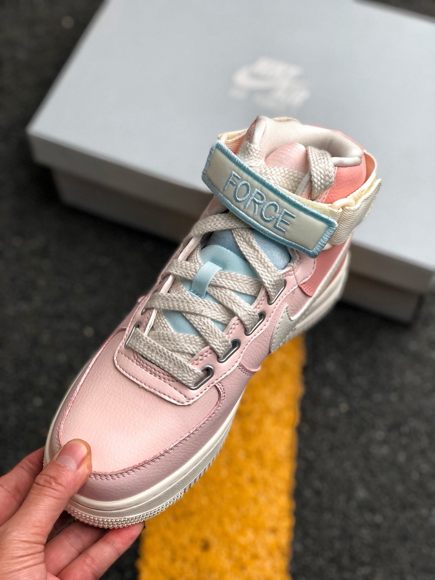 Nike Air Force 1 High Utility “Force is Female” Echo Pink/Sail For Sale
