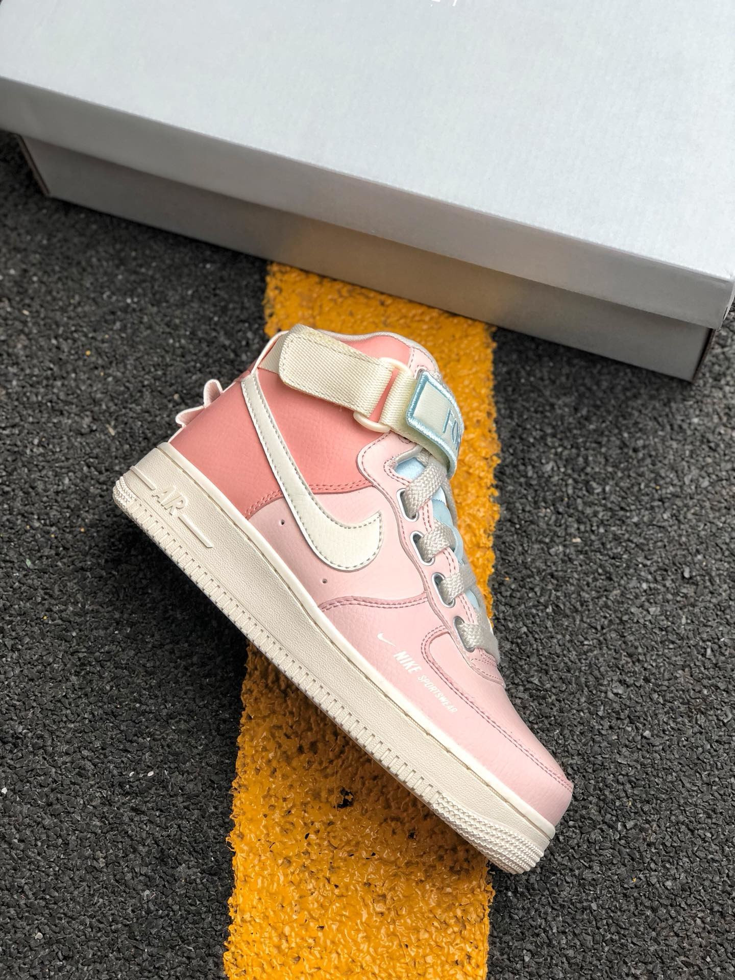 Nike Air Force 1 High Utility “Force is Female” Echo Pink/Sail For Sale