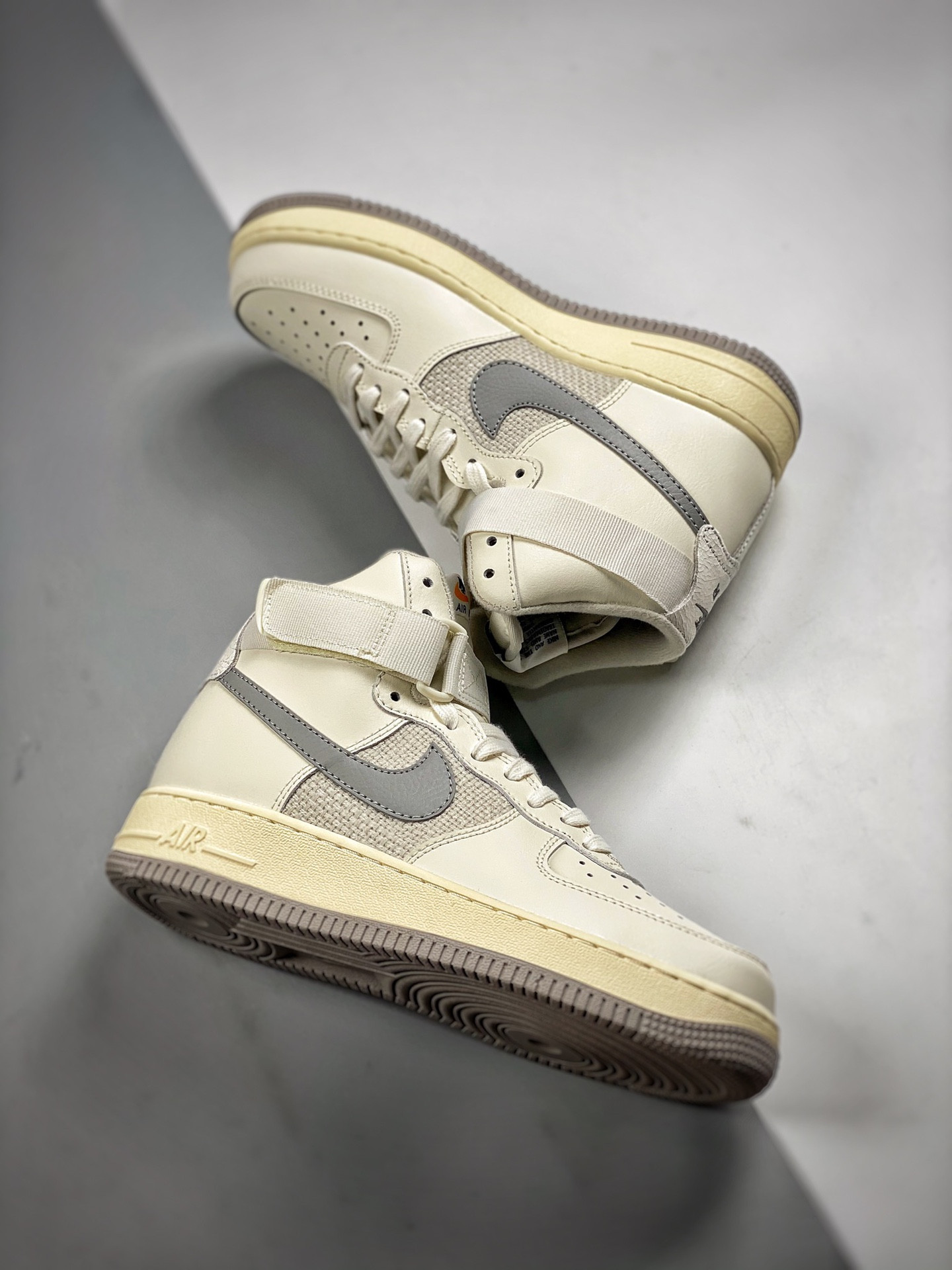 Nike Air Force 1 High Vintage Sail/Medium Grey-Light Bone-Coconut Milk For Sale