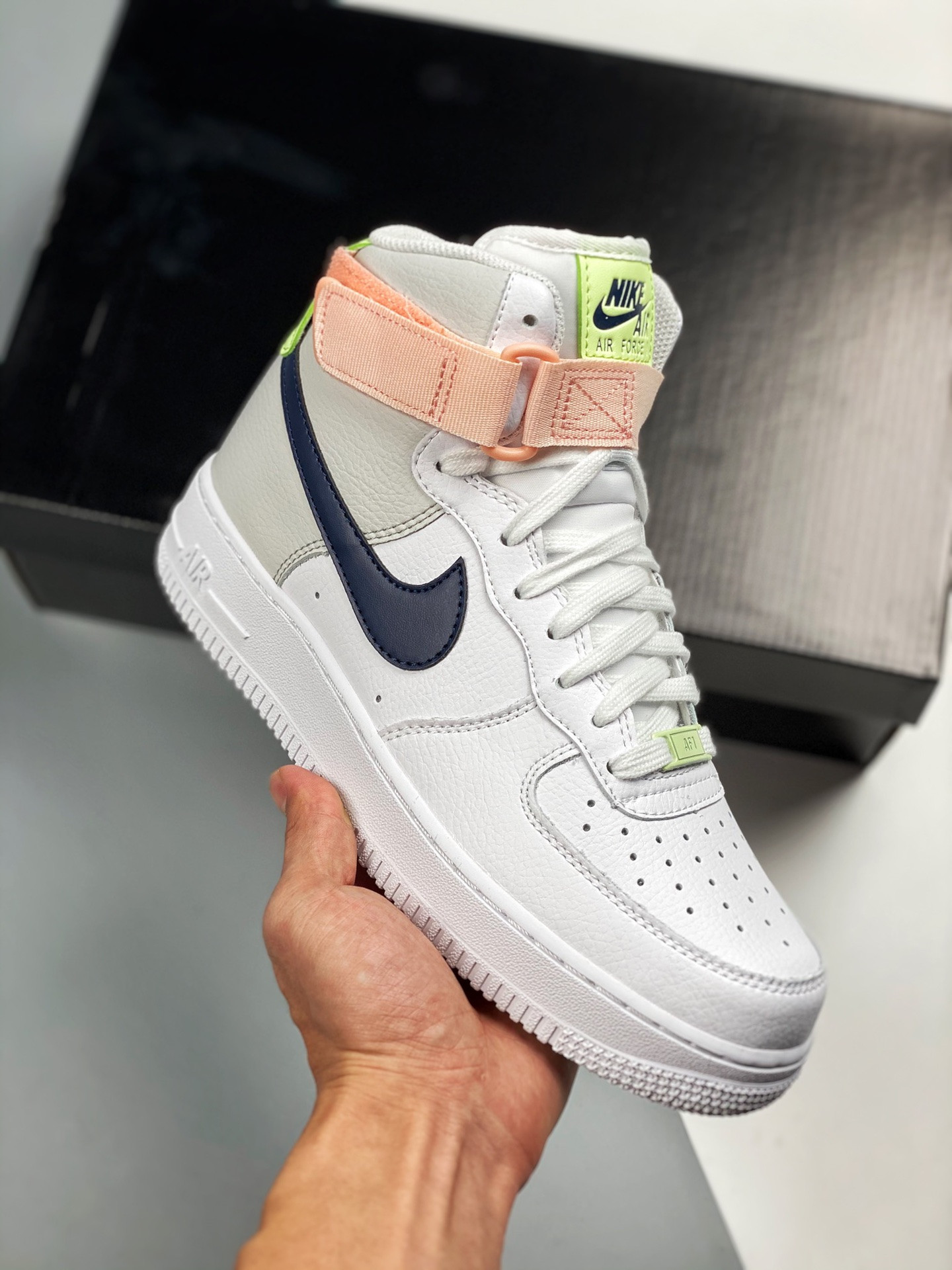 Nike Air Force 1 High ‘White Midnight Navy’ For Sale