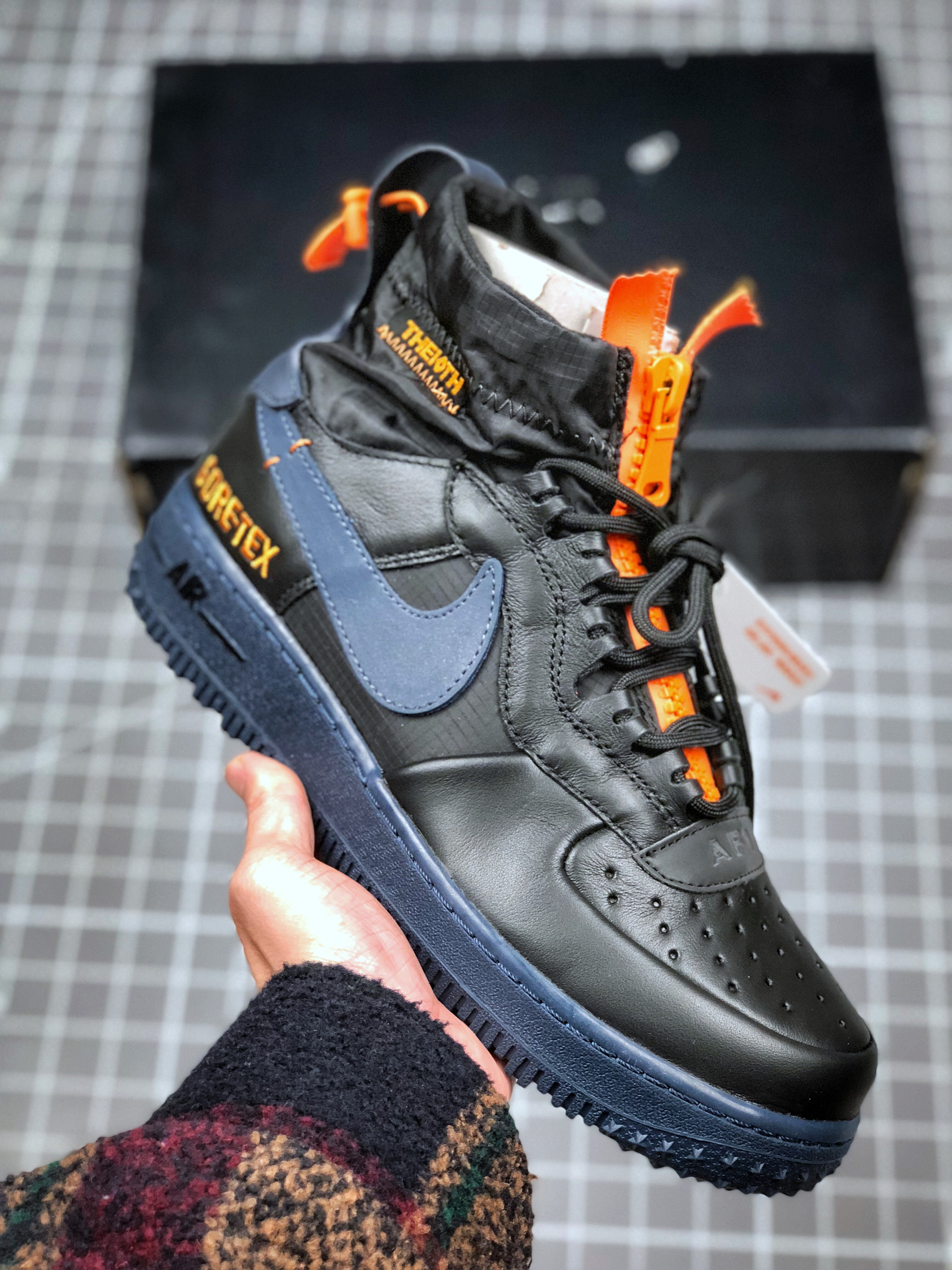 Nike Air Force 1 High WTR Gore-Tex Black For Sale