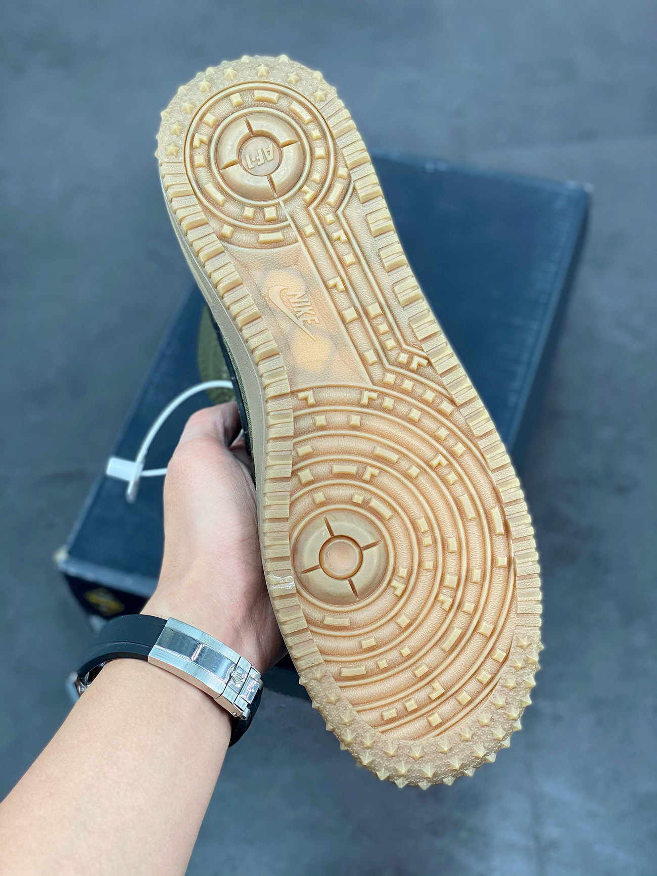Nike Air Force 1 High WTR Gore-Tex Sequoia/Black/Medium Olive/Gum For Sale