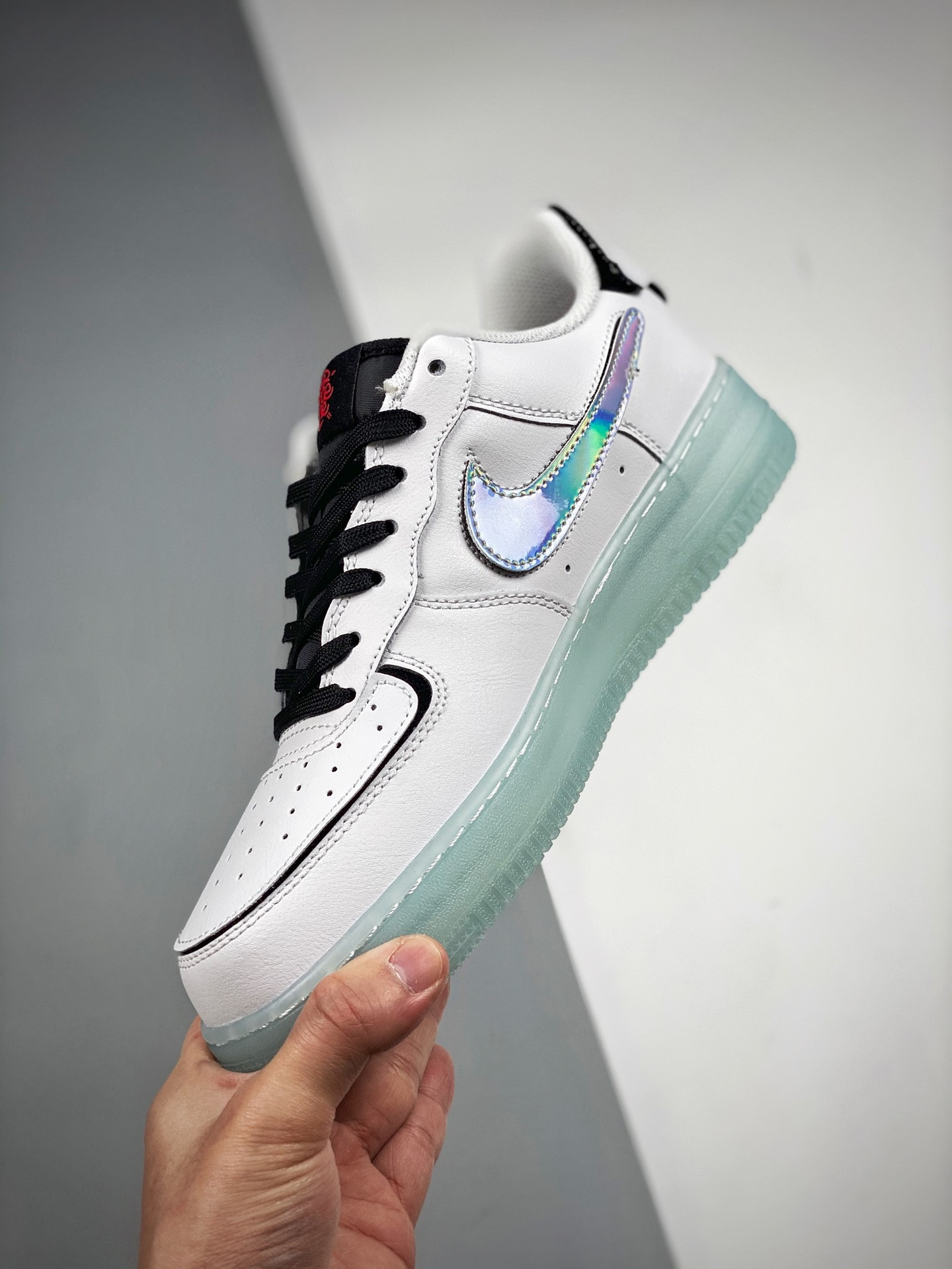 Nike Air Force 1 Low/1 ‘My Game Is Money’ White Black Silver For Sale