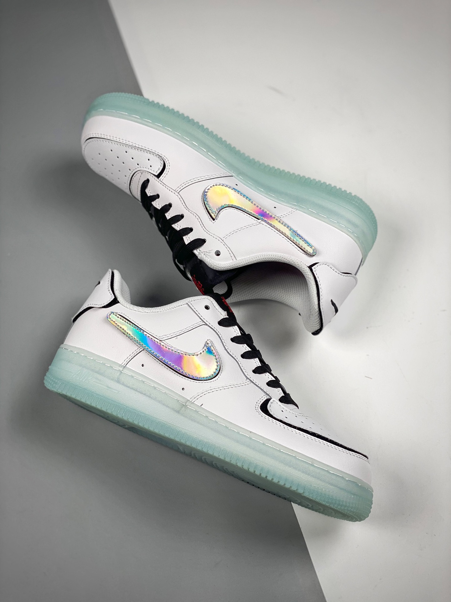 Nike Air Force 1 Low/1 ‘My Game Is Money’ White Black Silver For Sale