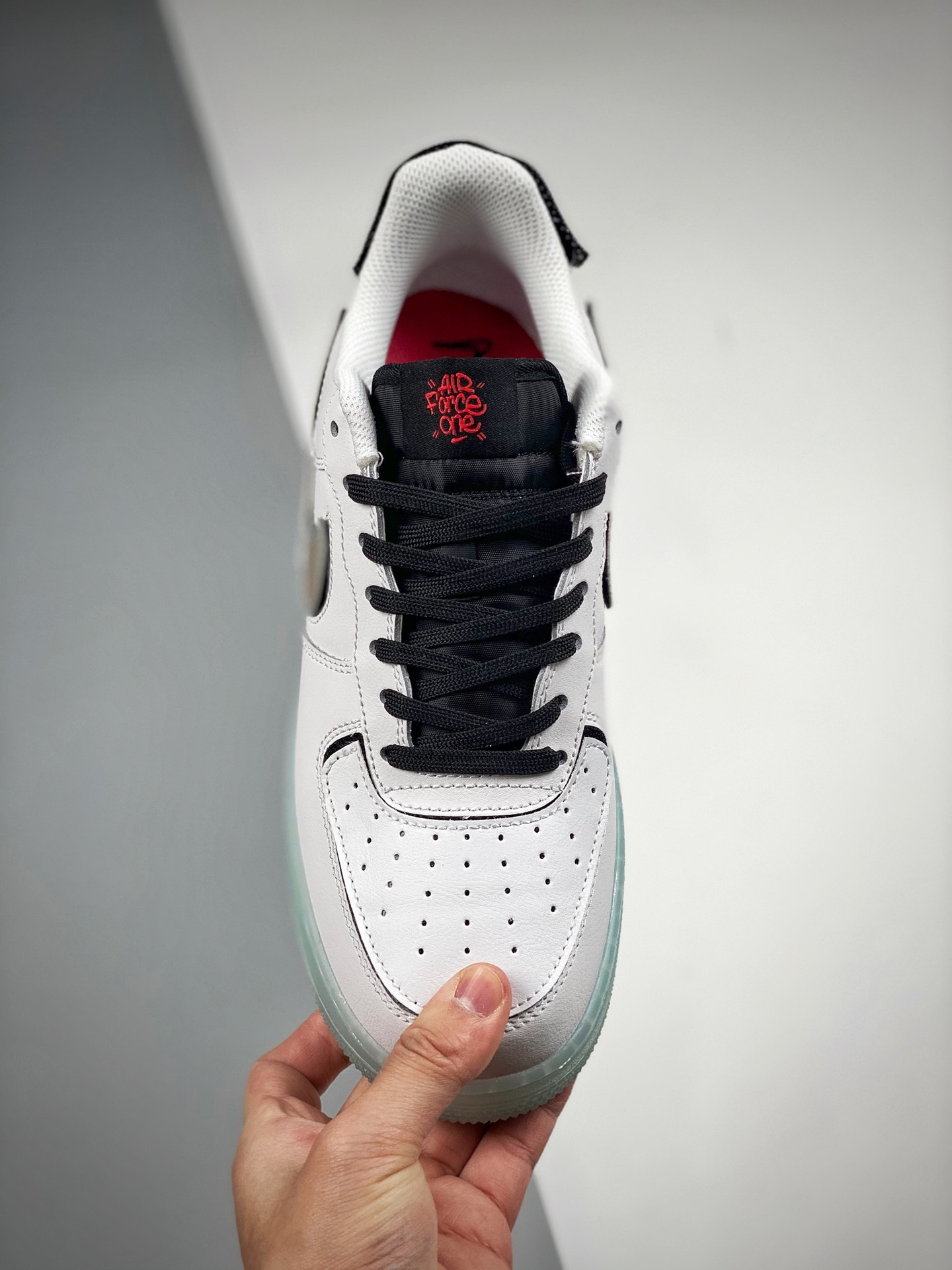 Nike Air Force 1 Low/1 ‘My Game Is Money’ White Black Silver For Sale