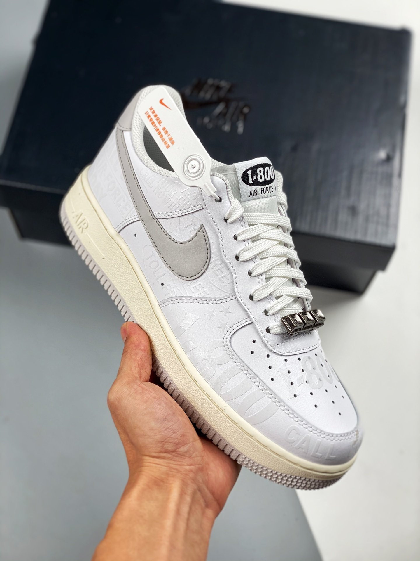 Nike Air Force 1 Low ‘1-800’ White/Vast For Sale
