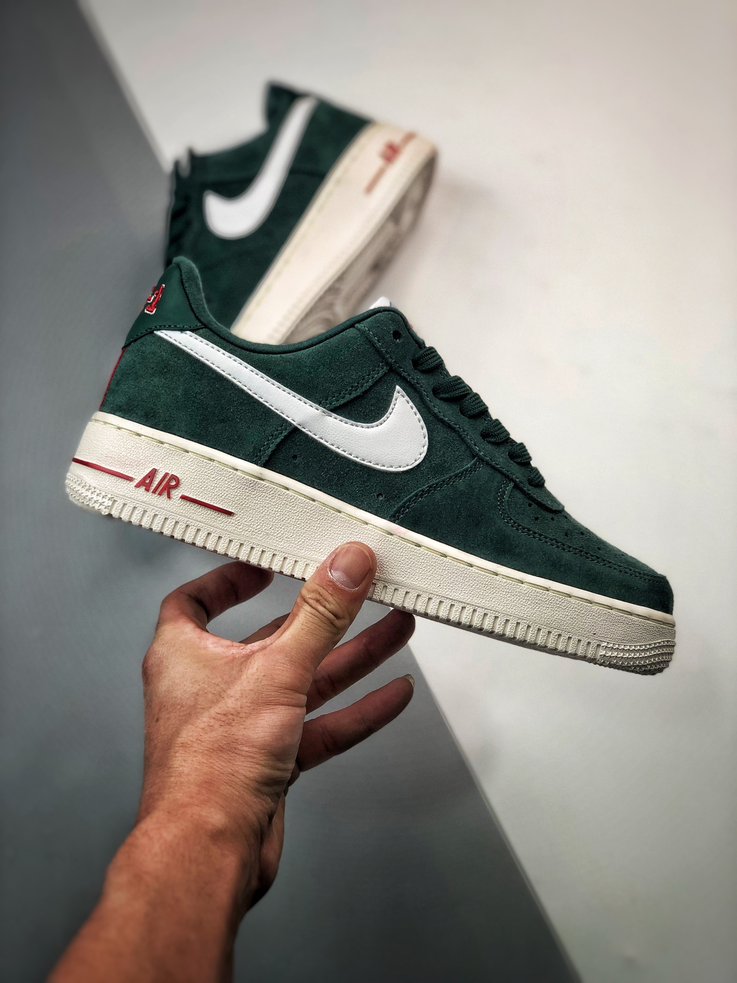 Nike Air Force 1 Low ‘Athletic Club’ Pro Green/White-Gym Red For Sale