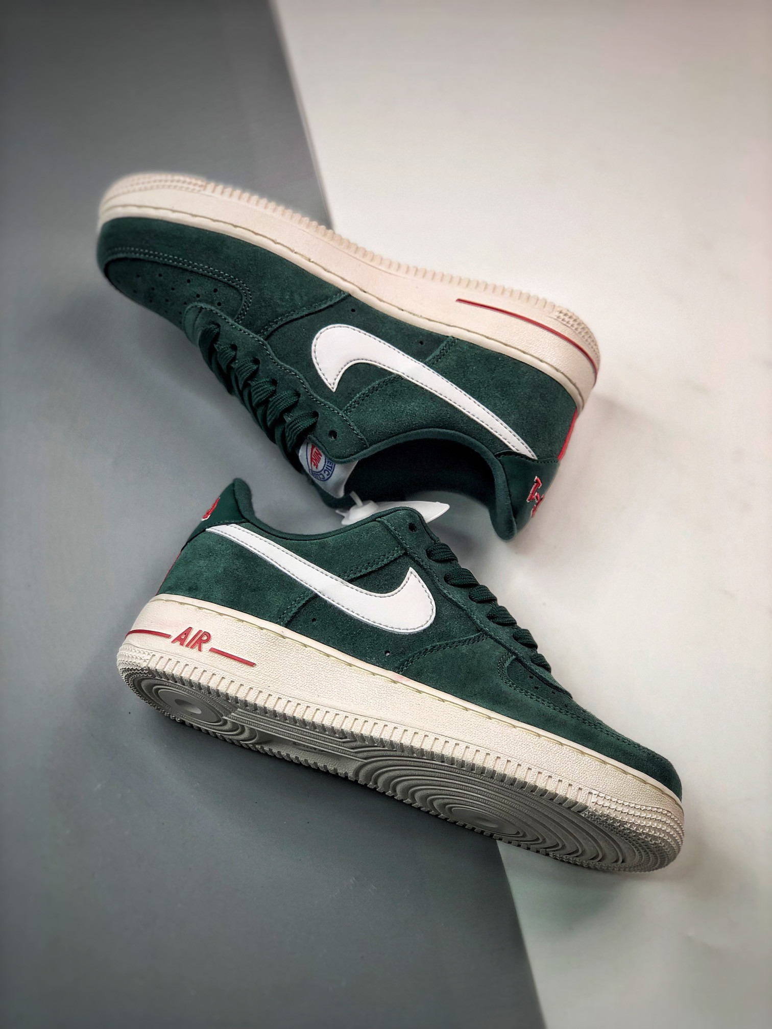 Nike Air Force 1 Low ‘Athletic Club’ Pro Green/White-Gym Red For Sale