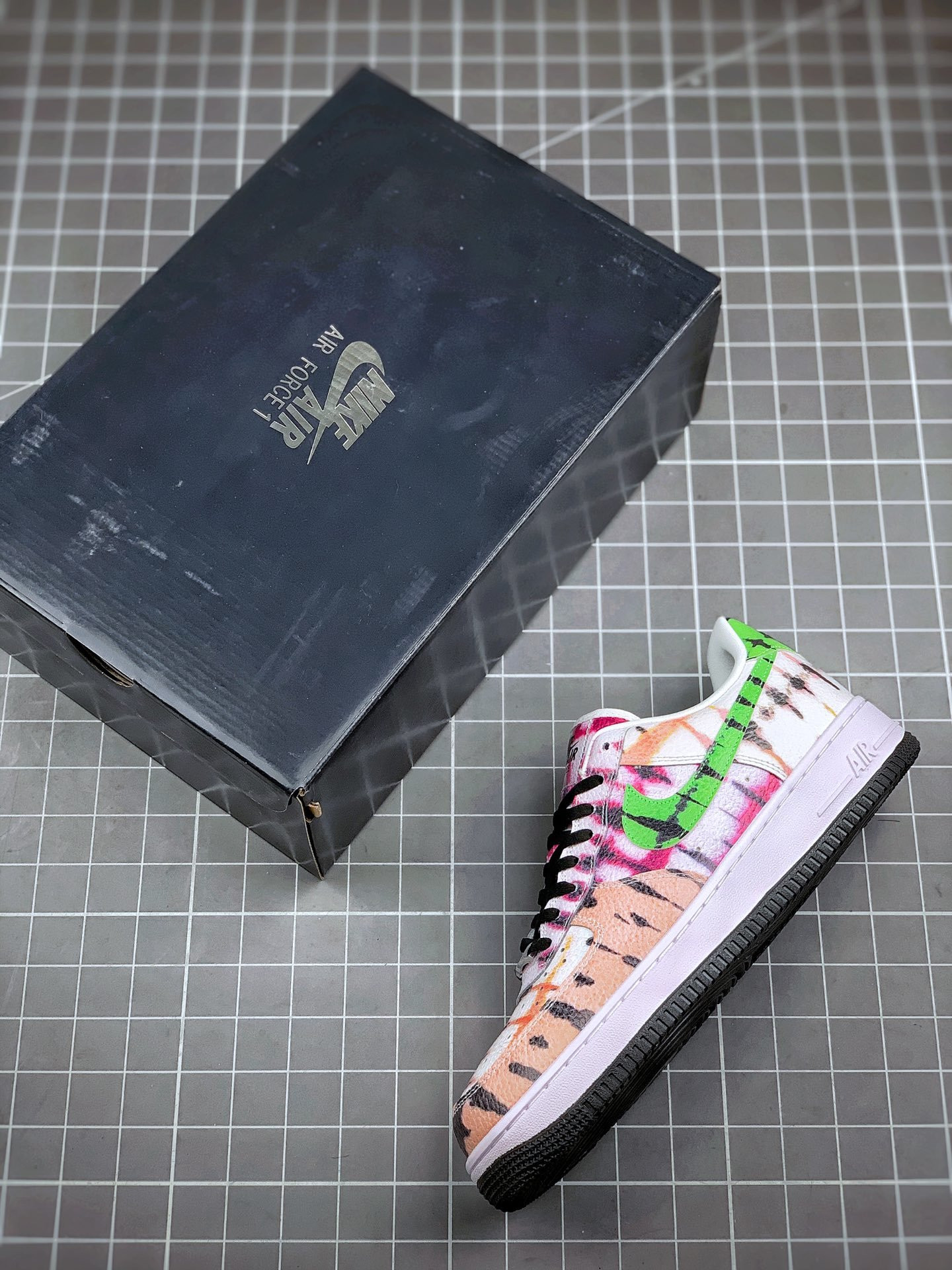 Nike Air Force 1 Low ‘Black Tie Dye’ For Sale