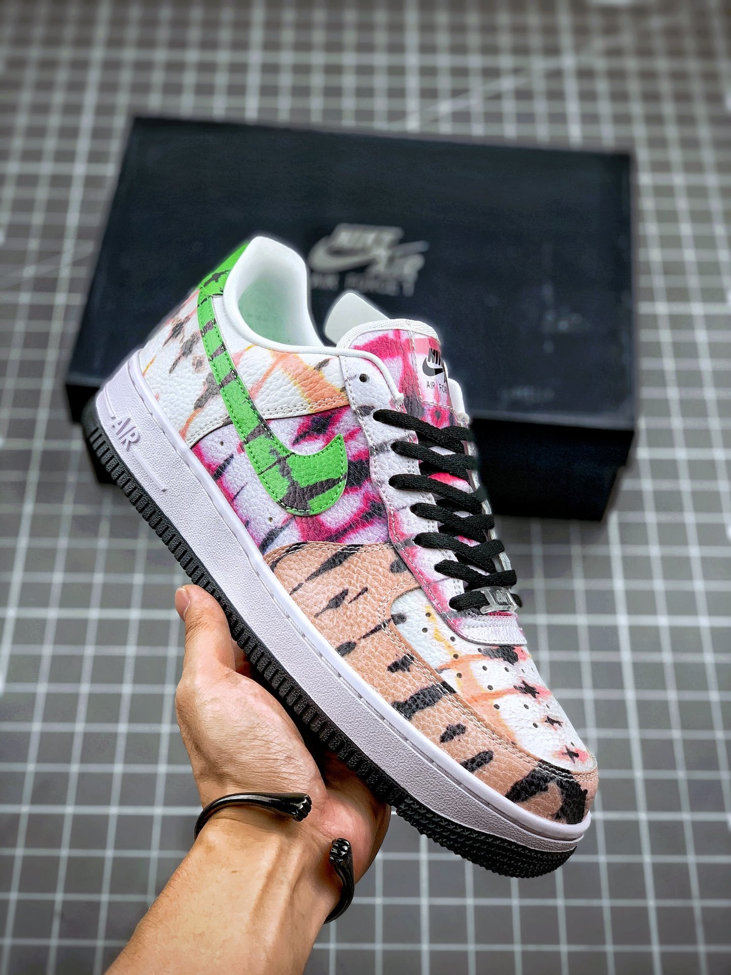 Nike Air Force 1 Low ‘Black Tie Dye’ For Sale